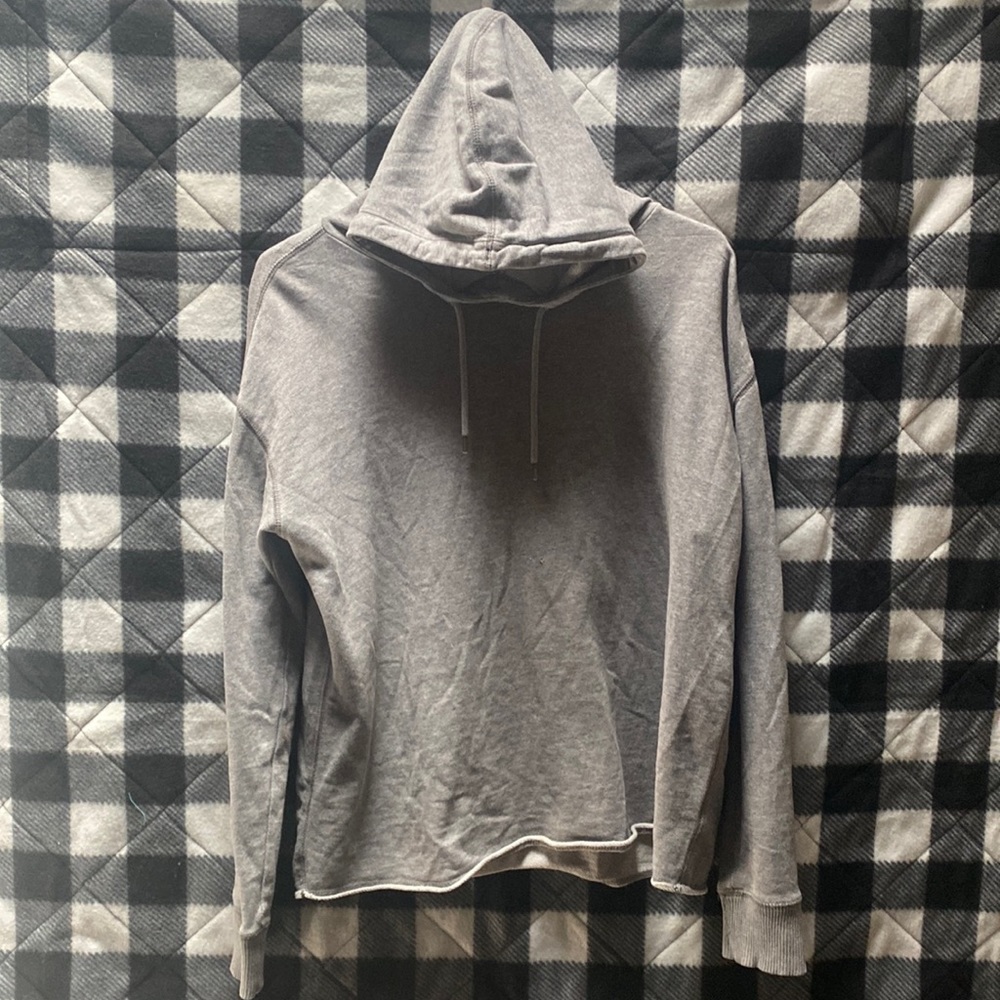 GAP XS Cropped Sweater/Hoodie , Grey Crop top Hoodie